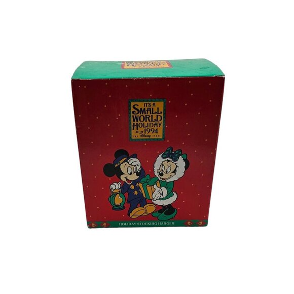 Vintage Disney It's A Small World Holiday - Tigger & Roo Stocking Holder - Picture 13 of 16